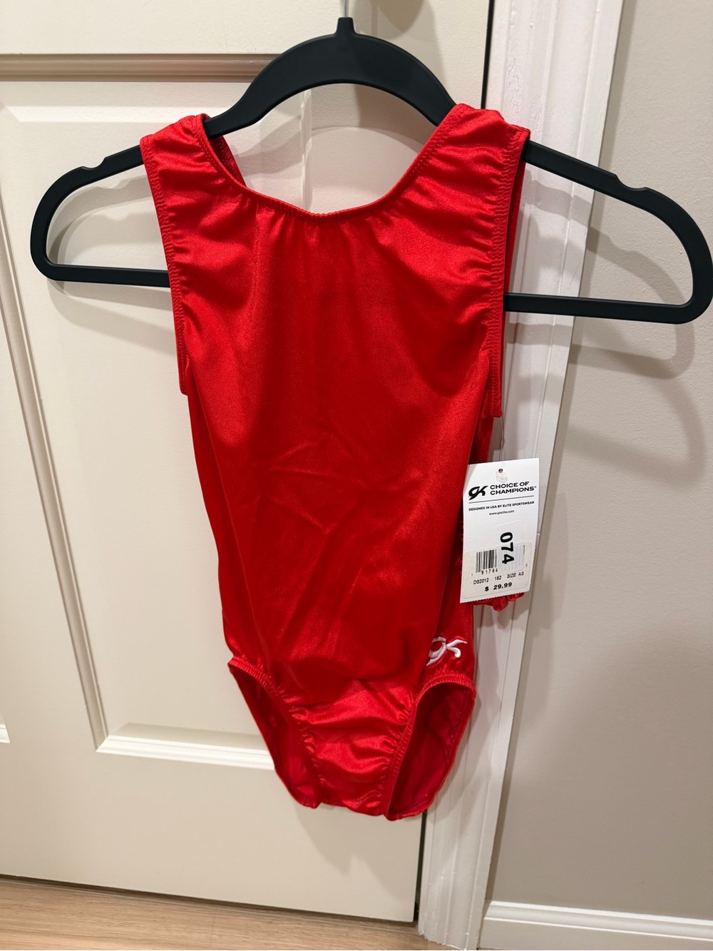 GK Red Girls' Leotard